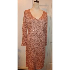 Lace Sequin Midi Dress